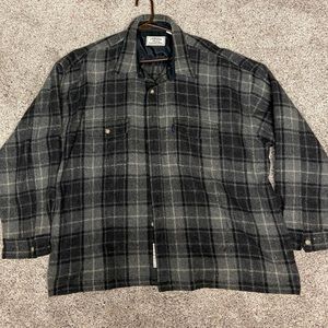 Heavyweight shirt coat